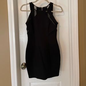 Black Body Con Mini Dress Size XS